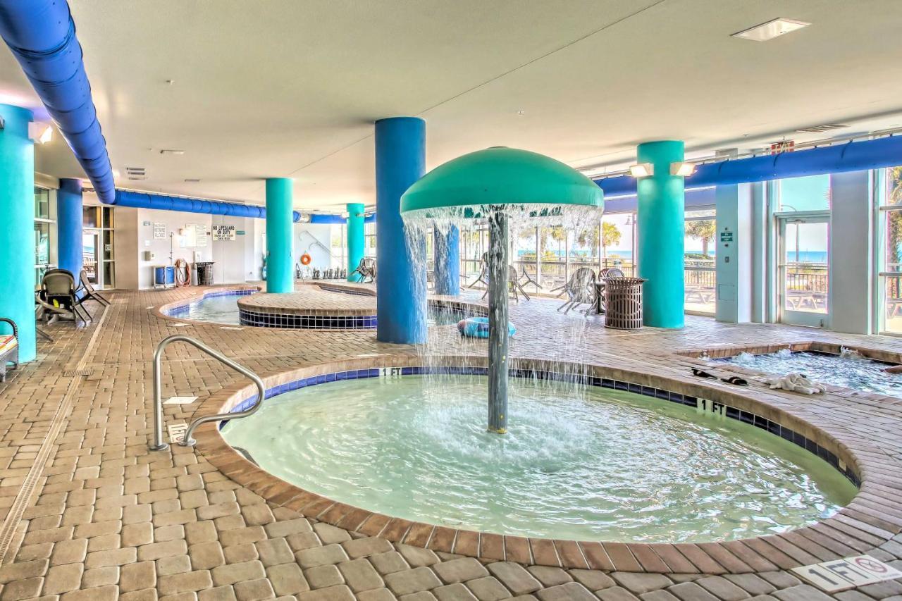 Beachfront Family Condo With View And Pool Access Myrtle Beach Bagian luar foto