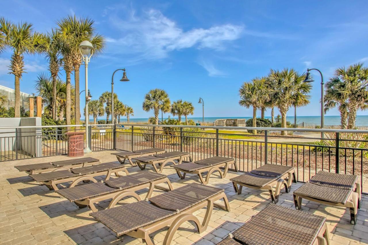 Beachfront Family Condo With View And Pool Access Myrtle Beach Bagian luar foto